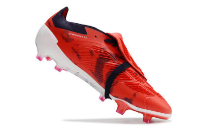 Adidas Predator Elite Foldover Tongue FG Firm Ground Soccer Cleats - Red/White/Black