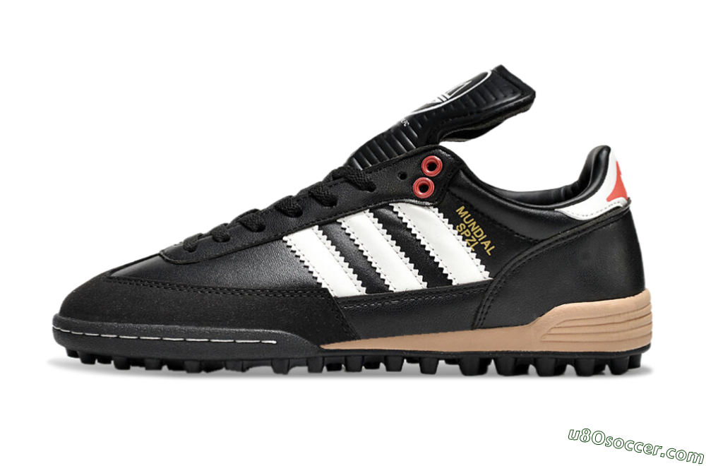 Adidas Mundial Team Astro TF Artificial Turf Soccer Shoes - Black/White/Red 2