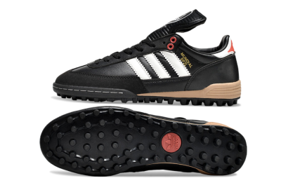 Adidas Mundial Team Astro TF Artificial Turf Soccer Shoes - Black/White/Red