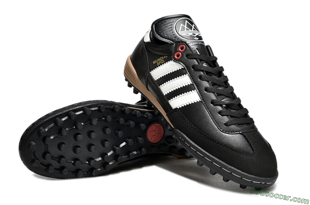 Adidas Mundial Team Astro TF Artificial Turf Soccer Shoes - Black/White/Red 3
