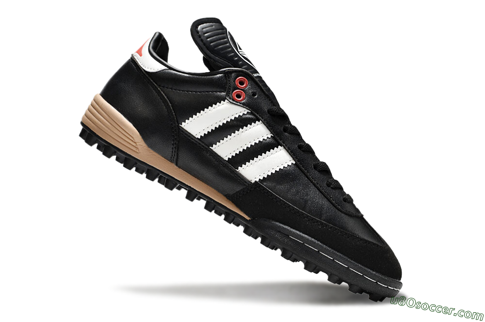 Adidas Mundial Team Astro TF Artificial Turf Soccer Shoes - Black/White/Red 4