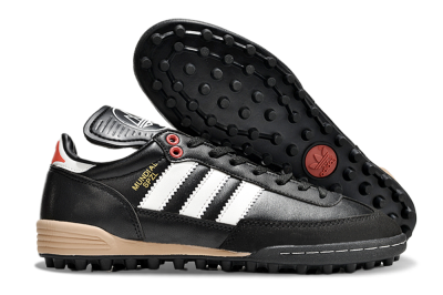 Adidas Mundial Team Astro TF Artificial Turf Soccer Shoes - Black/White/Red