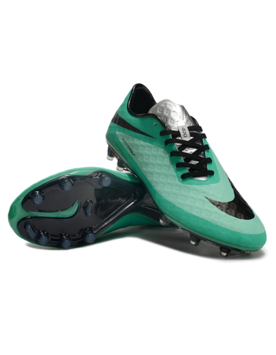 Nike Hypervenom Phantom FG Firm Ground Soccer Cleats - Green/Black/Silver