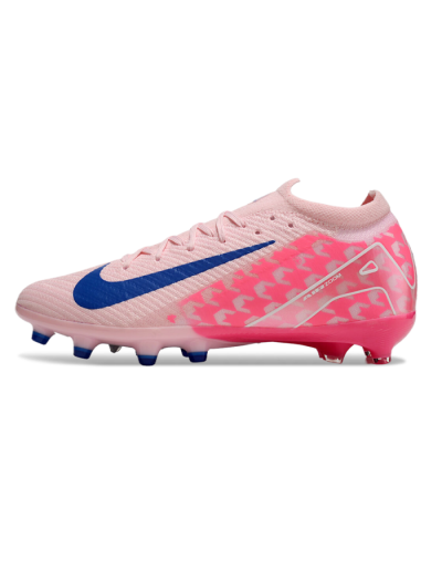 Nike Air Zoom Mercurial Vapor 16 Elite AG Artificial Grass Soccer Cleats - Pink/Blue/White