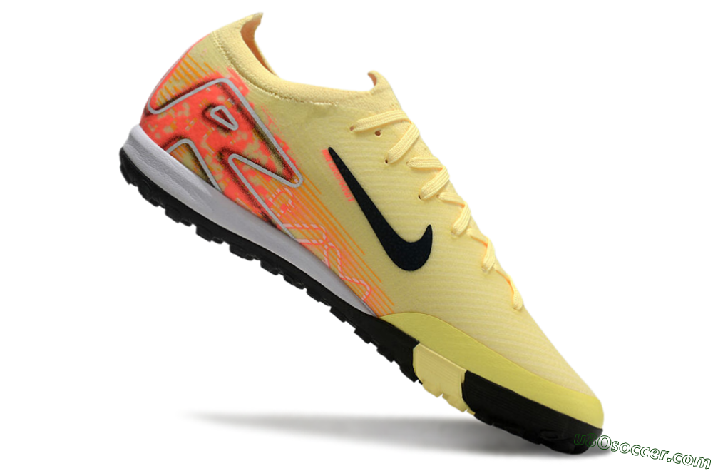 Nike Air Zoom Mercurial Vapor 16 Elite TF Artificial Turf Soccer Shoes - Yellow/Black/Red 4