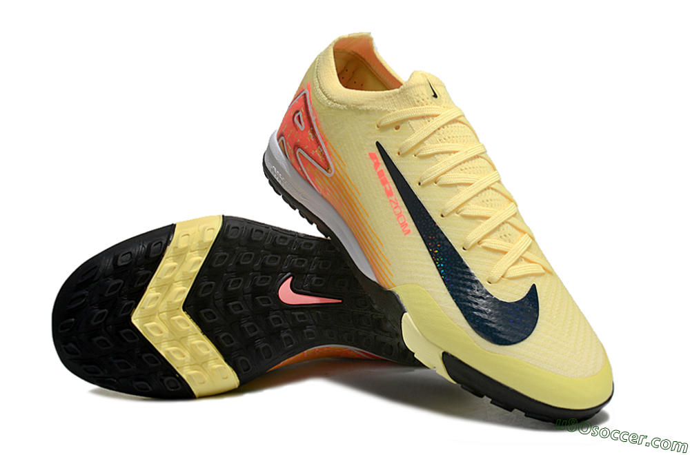 Nike Air Zoom Mercurial Vapor 16 Elite TF Artificial Turf Soccer Shoes - Yellow/Black/Red 6