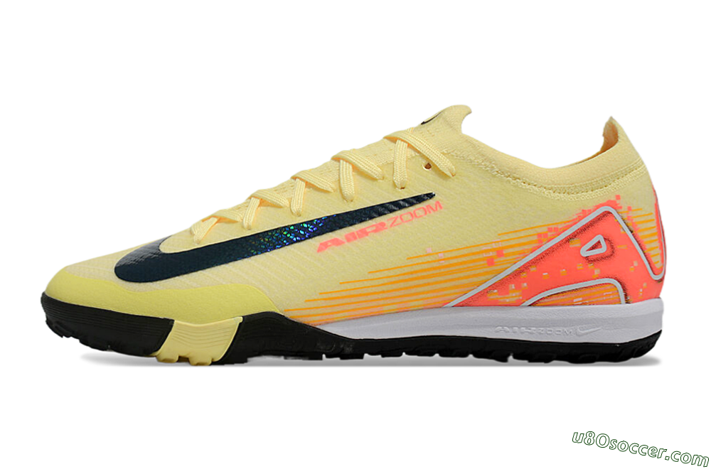 Nike Air Zoom Mercurial Vapor 16 Elite TF Artificial Turf Soccer Shoes - Yellow/Black/Red 2