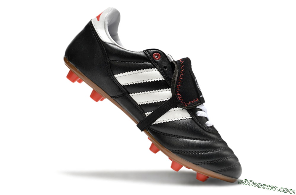 Adidas Mundial Team Astro TF Artificial Turf Soccer Shoes - Black/White/Red 4