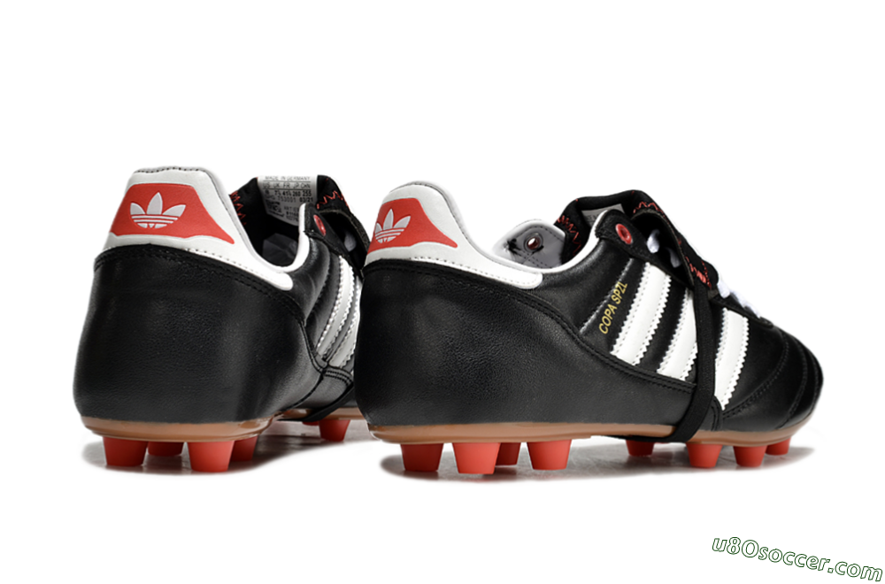 Adidas Mundial Team Astro TF Artificial Turf Soccer Shoes - Black/White/Red 6