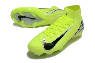 Nike Air Zoom Mercurial Superfly 10 Elite FG Firm Ground Soccer Cleats - Yellow/Black/Silver