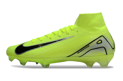 Nike Air Zoom Mercurial Superfly 10 Elite FG Firm Ground Soccer Cleats - Yellow/Black/Silver