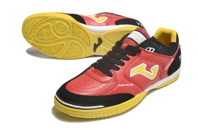 Joma Top Flex IC Indoor & Futsal Soccer Shoes - Red/Yellow/Black