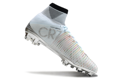 Nike Zoom Superfly 5 Elite FG Firm Ground Soccer Cleats - Blue/Black/Rainbow