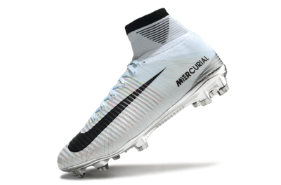 Nike Zoom Superfly 5 Elite FG Firm Ground Soccer Cleats - Blue/Black/Rainbow