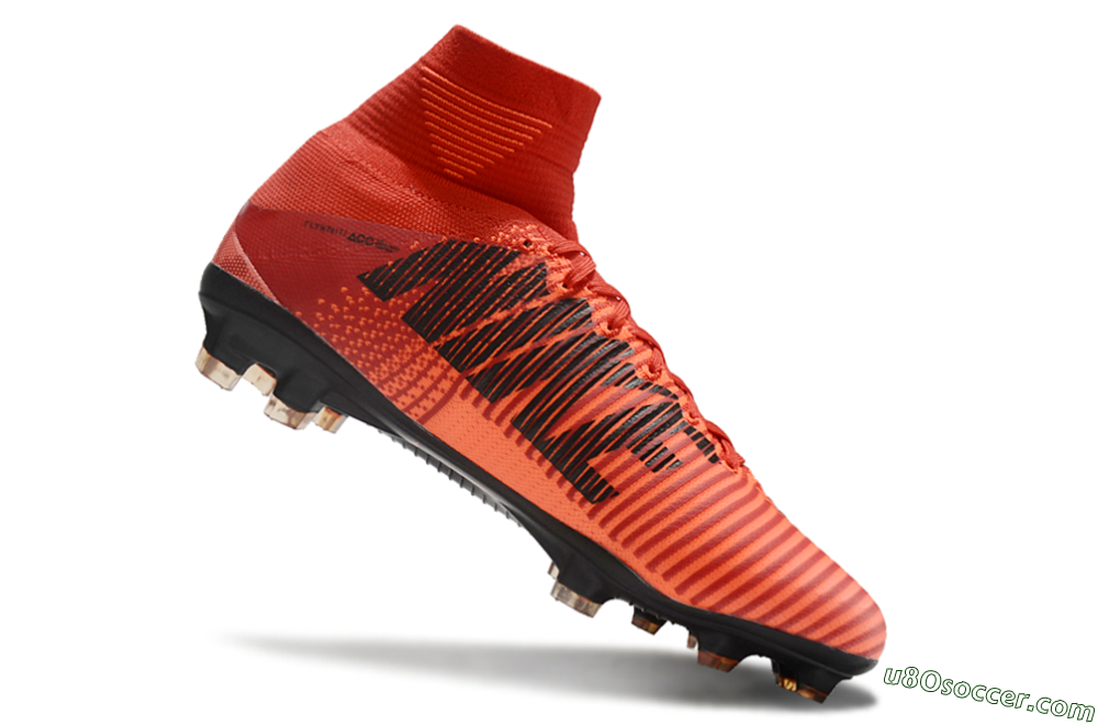 Nike Zoom Superfly 5 Elite FG Firm Ground Soccer Cleats - Red/Black 4