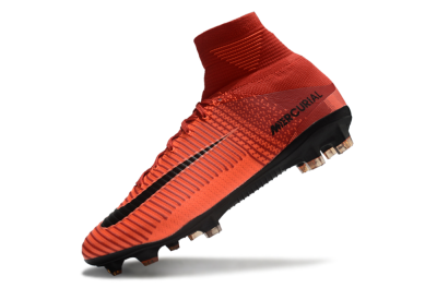 Nike Zoom Superfly 5 Elite FG Firm Ground Soccer Cleats - Red/Black