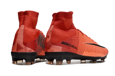 Nike Zoom Superfly 5 Elite FG Firm Ground Soccer Cleats - Red/Black
