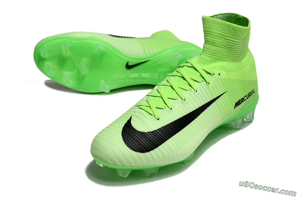 Nike Zoom Superfly 5 Elite FG Firm Ground Soccer Cleats - Yellow/Black 3