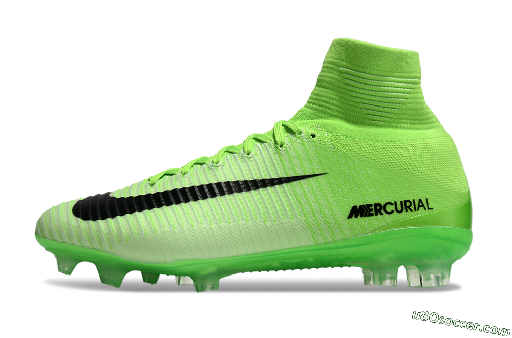 Nike Zoom Superfly 5 Elite FG Firm Ground Soccer Cleats - Yellow/Black 2