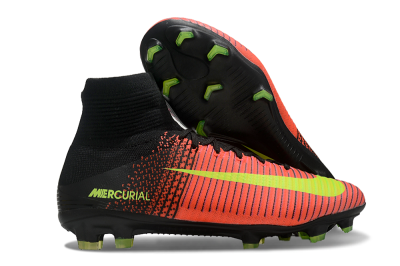 Nike Zoom Superfly 5 Elite FG Firm Ground Soccer Cleats - Red/Black/Yellow