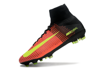 Nike Zoom Superfly 5 Elite FG Firm Ground Soccer Cleats - Red/Black/Yellow