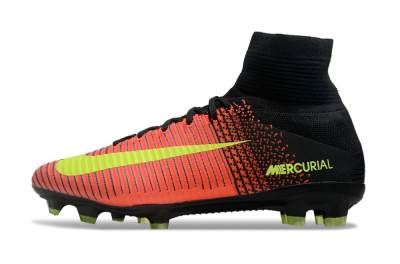 Nike Zoom Superfly 5 Elite FG Firm Ground Soccer Cleats - Red/Black/Yellow
