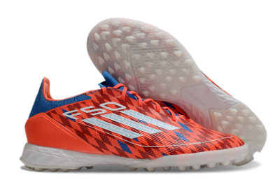 Adidas F50 Pro TF Artificial Turf Soccer Shoes - Red/White/Blue