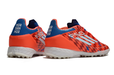 Adidas F50 Pro TF Artificial Turf Soccer Shoes - Red/White/Blue
