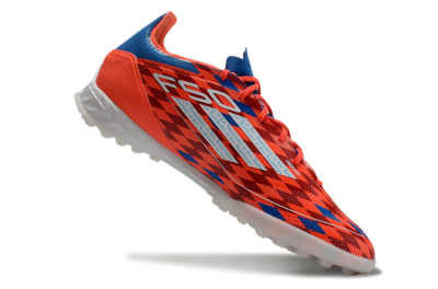 Adidas F50 Pro TF Artificial Turf Soccer Shoes - Red/White/Blue
