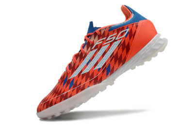 Adidas F50 Pro TF Artificial Turf Soccer Shoes - Red/White/Blue