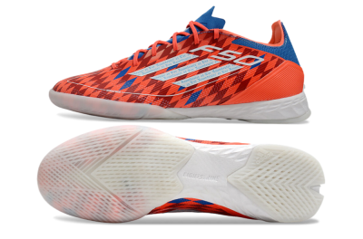Adidas F50 Pro IC Indoor & Futsal Soccer Shoes - Red/White/Blue