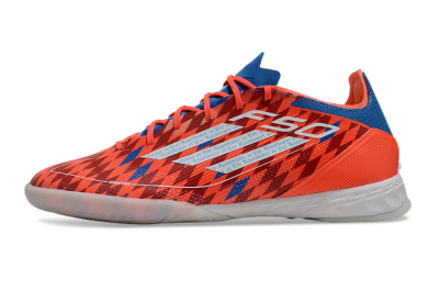 Adidas F50 Pro IC Indoor & Futsal Soccer Shoes - Red/White/Blue