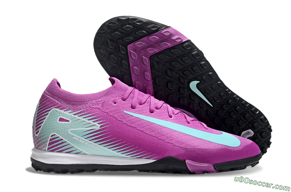 Nike Air Zoom Mercurial Vapor 16 Elite TF Artificial Turf Soccer Shoes - Pink/Jade/White 1