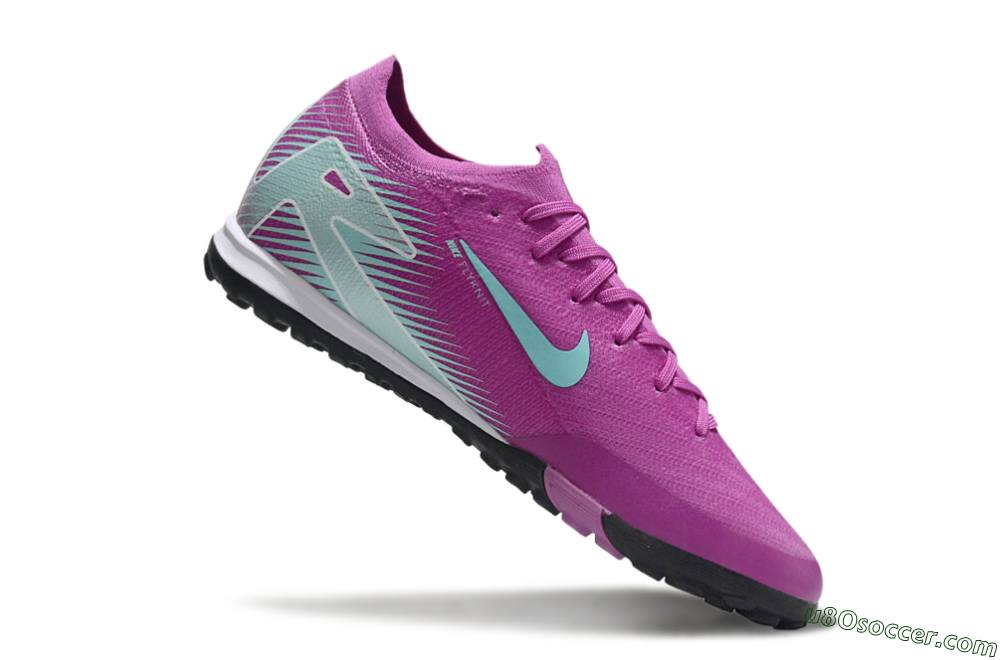 Nike Air Zoom Mercurial Vapor 16 Elite TF Artificial Turf Soccer Shoes - Pink/Jade/White 4