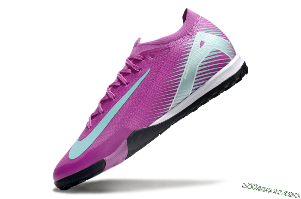 Nike Air Zoom Mercurial Vapor 16 Elite TF Artificial Turf Soccer Shoes - Pink/Jade/White 5
