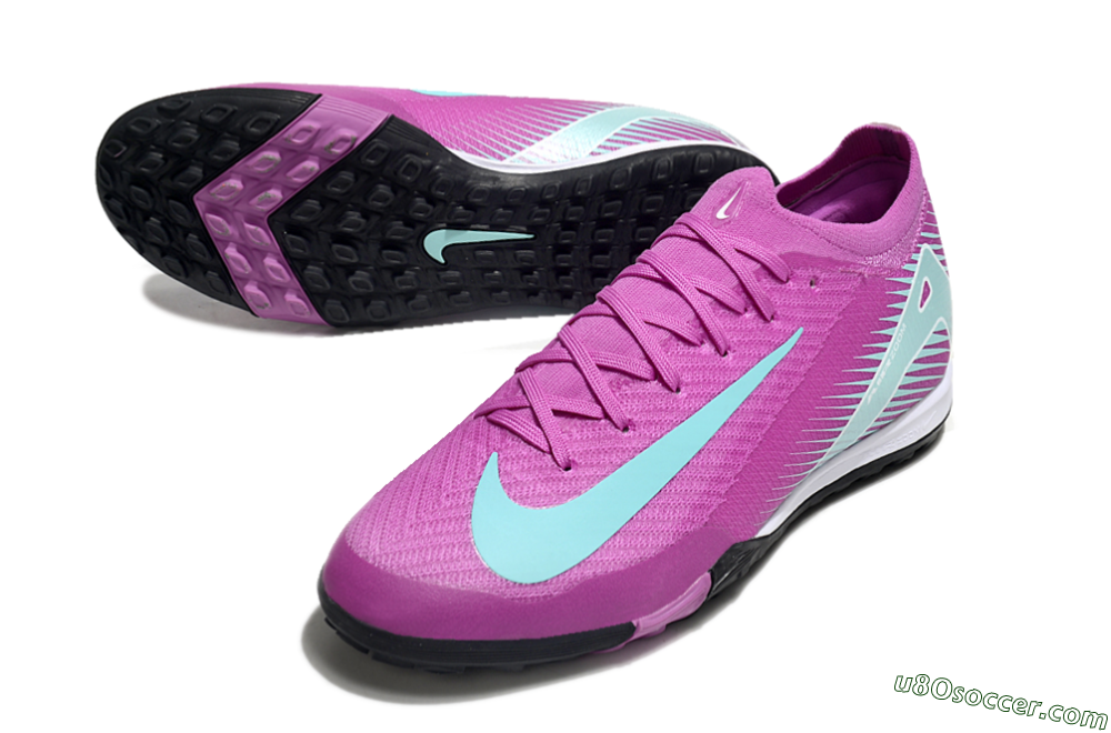 Nike Air Zoom Mercurial Vapor 16 Elite TF Artificial Turf Soccer Shoes - Pink/Jade/White 3