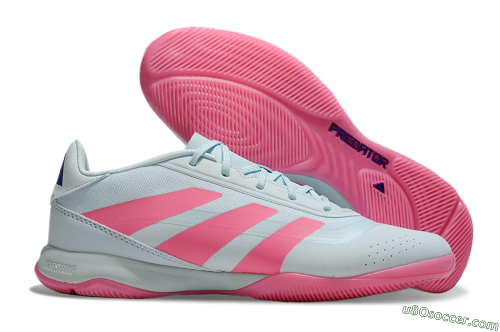 Adidas Predator 24 Elite IC Indoor & Futsal Soccer Shoes - Jade/Pink/Black 1