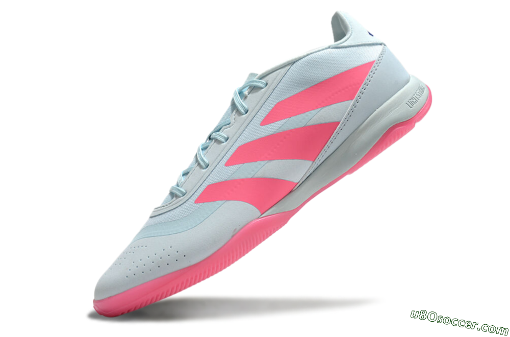 Adidas Predator 24 Elite IC Indoor & Futsal Soccer Shoes - Jade/Pink/Black 5