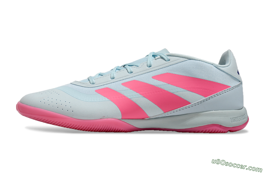 Adidas Predator 24 Elite IC Indoor & Futsal Soccer Shoes - Jade/Pink/Black 2