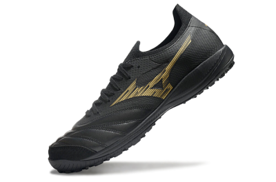 Mizuno Morelia Neo Sala M8 TF Artificial Turf Soccer Shoes - Black/Gold