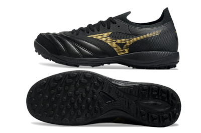 Mizuno Morelia Neo Sala M8 TF Artificial Turf Soccer Shoes - Black/Gold