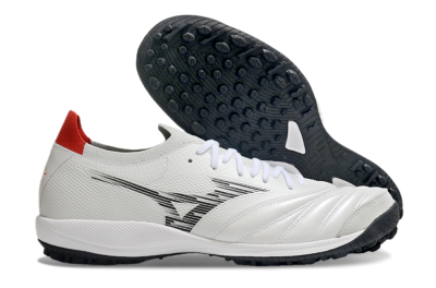 Mizuno Morelia Neo Sala M8 TF Artificial Turf Soccer Shoes - Beige/Black/Red