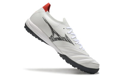 Mizuno Morelia Neo Sala M8 TF Artificial Turf Soccer Shoes - Beige/Black/Red