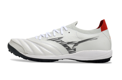 Mizuno Morelia Neo Sala M8 TF Artificial Turf Soccer Shoes - Beige/Black/Red