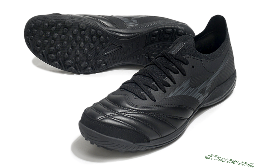 Mizuno Morelia Neo Sala M8 TF Artificial Turf Soccer Shoes - Black/Grey 3