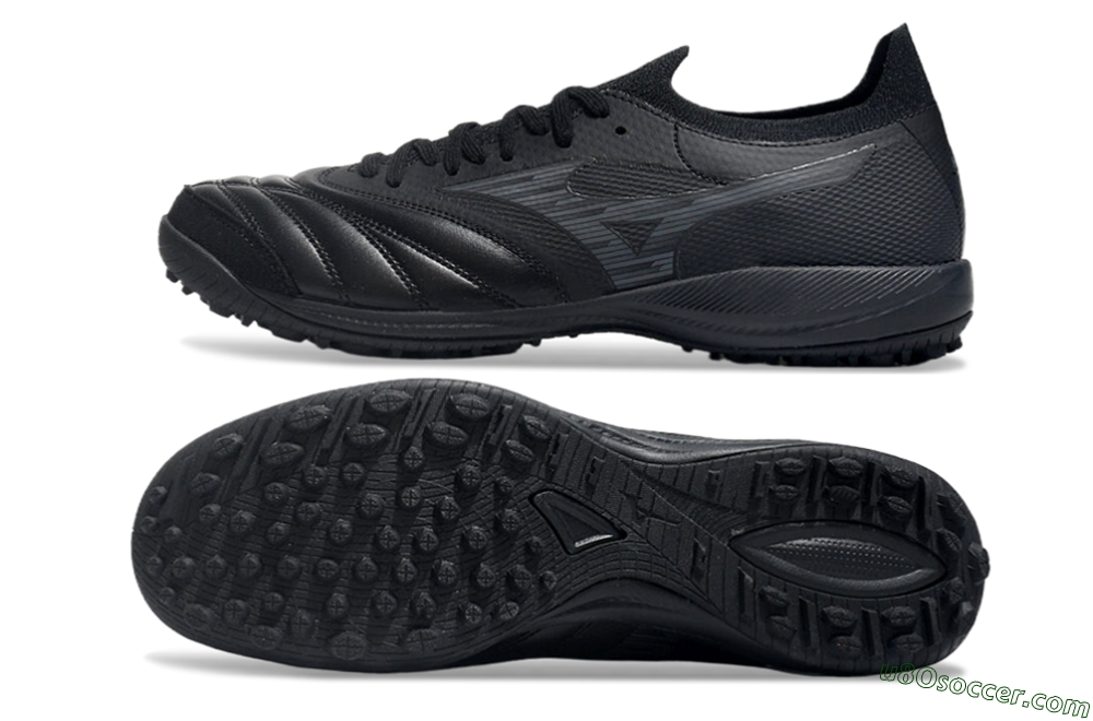 Mizuno Morelia Neo Sala M8 TF Artificial Turf Soccer Shoes - Black/Grey 0