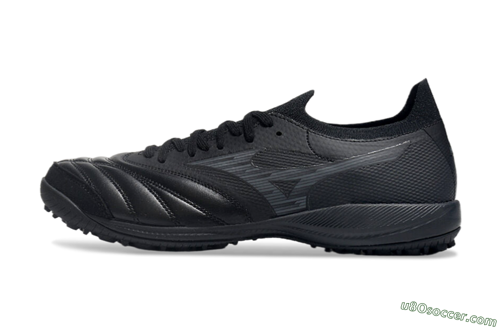 Mizuno Morelia Neo Sala M8 TF Artificial Turf Soccer Shoes - Black/Grey 2