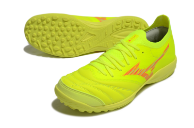 Mizuno Morelia Neo Sala M8 TF Artificial Turf Soccer Shoes - Yellow/Red