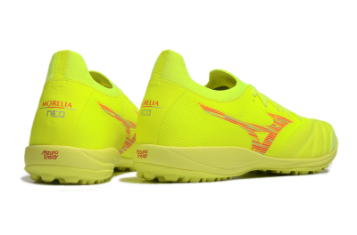 Mizuno Morelia Neo Sala M8 TF Artificial Turf Soccer Shoes - Yellow/Red