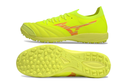 Mizuno Morelia Neo Sala M8 TF Artificial Turf Soccer Shoes - Yellow/Red